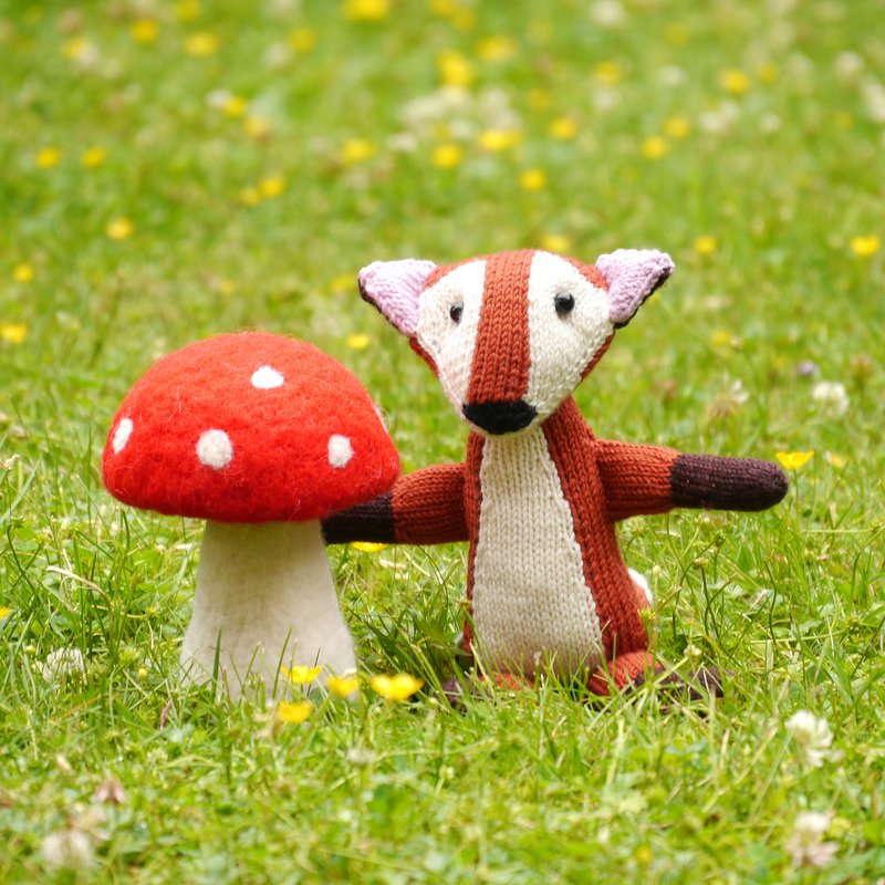 Alois the Fox and Jacques the Kitten, knitting pattern - Image 2