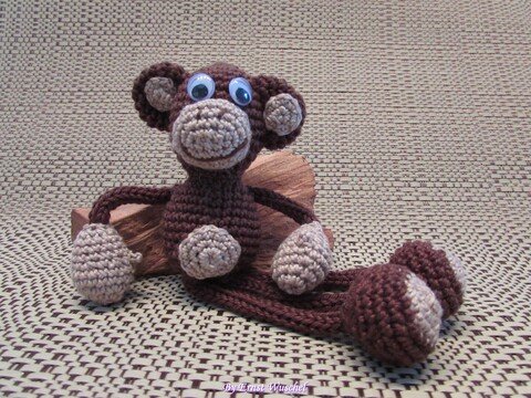 PDF Häkelanleitung Äffchen Mona Wuschel