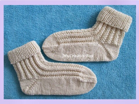 Kindersockenmuster "Waldweg" - Pdf - Gr.: 24-31