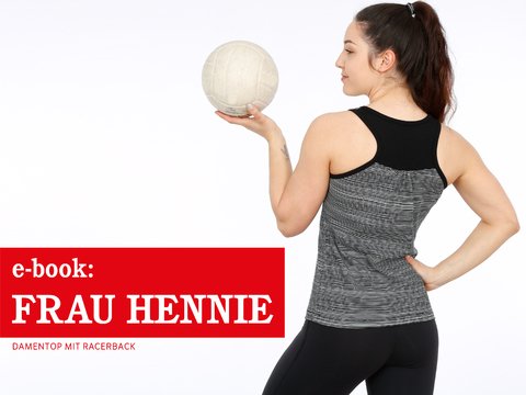 FrauHennie - Jerseytop mit sportlichem Rücken XS-XXL