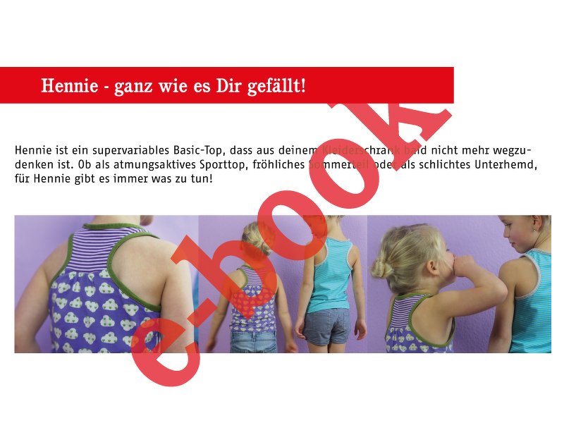 Hennie - Unterhemd und Top für Mädchen 86-152 - Bild 4