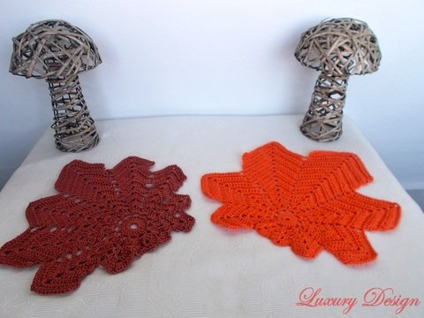 Häkelanleitung Blatt Home Design No.10