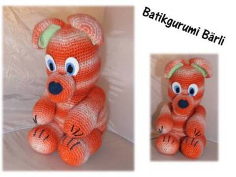 Amigurumi Häkelanleitung - Batikgurumi Bärli