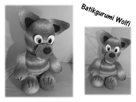 Batikgurumi Wolfi - Amigurumi Häkelanleitung