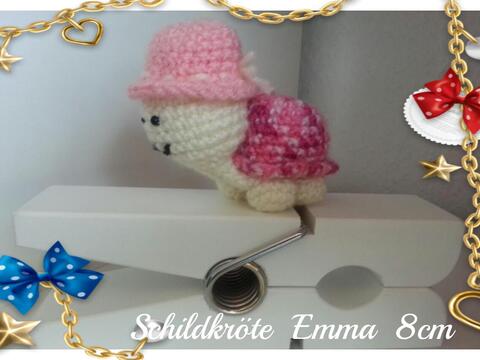 20 Häkelanleitung Taschenbaumler Schlüsselanhänger Schildkröte Emma