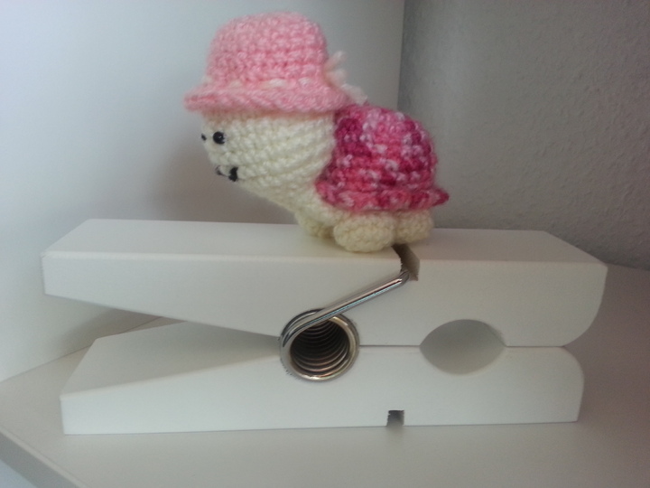 20 Häkelanleitung Taschenbaumler Schlüsselanhänger Schildkröte Emma