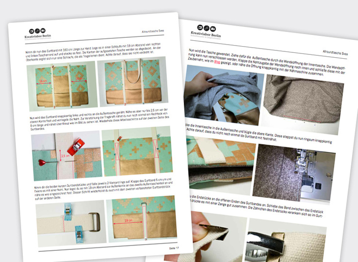 Schnittmuster Allroundtasche "Svea" Pdf-E-Book