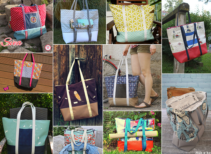 Schnittmuster Allroundtasche "Svea" Pdf-E-Book