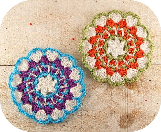 Häkelanleitung Boho-Topflappen