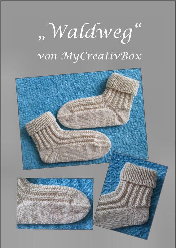 Babysockenmuster "Waldweg" - PDF - Gr.: 15-23