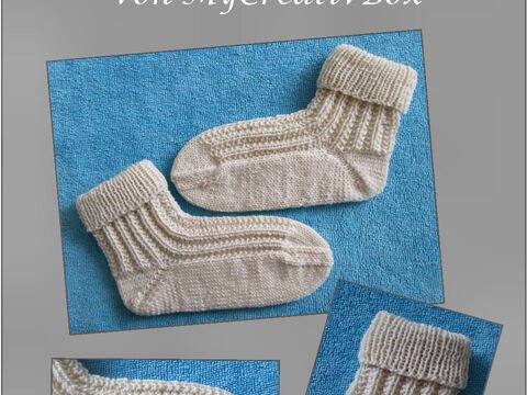 Babysockenmuster "Waldweg" - PDF - Gr.: 15-23