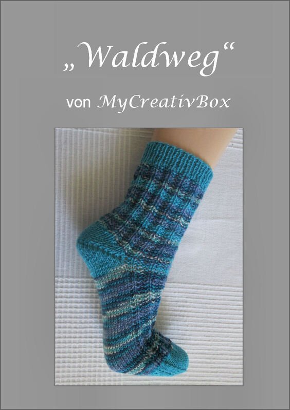 Sockenmuster "Waldweg" - Gr.: 32-47