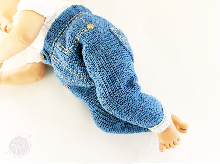 2 PDFs-set: children's jacket & trousers "Jeans" (0 m.-3 y.)