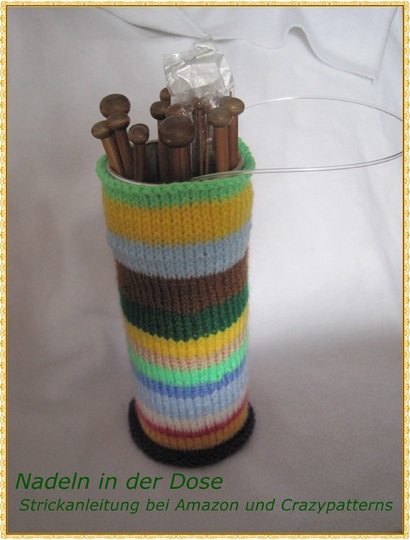 Strickanleitung Nadeln in der Dose