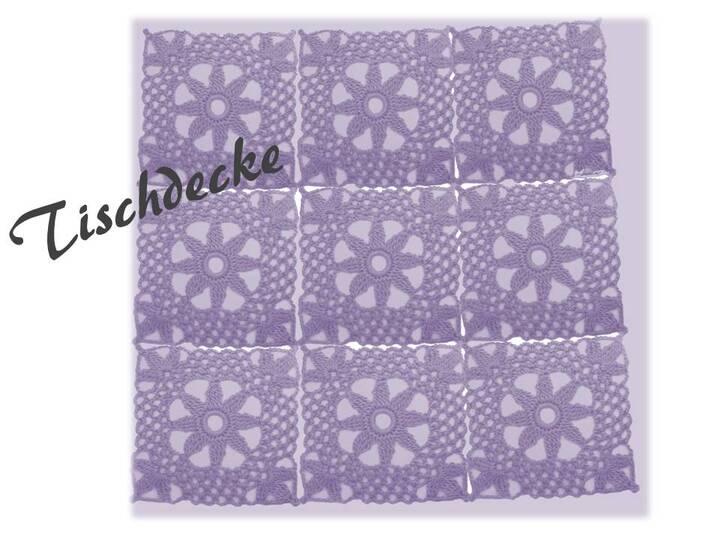 Tischdecke zum Häkeln