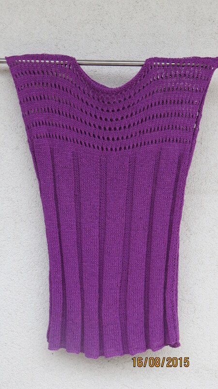 Sommerliches Stricktop passend für Gr.50 bis 56