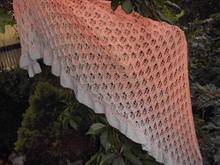 Tuch "Ravina" mit Rüsche