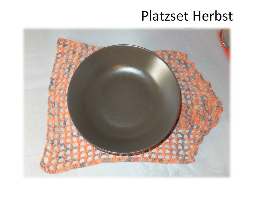 Häkelanleitung Platzset Herbst - Bild 2