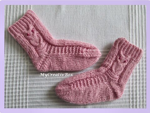 Babysockenmuster "Eulenflug" - PDF - Gr.: 15-23