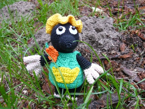 Häkelanleitung Maulwurf