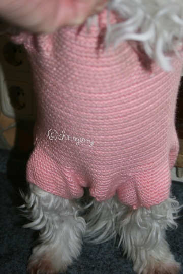 Strick- und Häkelanleitung Hundemantel, Hundepullover Mandy Gr. M