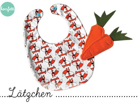 Lätzchen in 2 Größen mit vielen Varianten