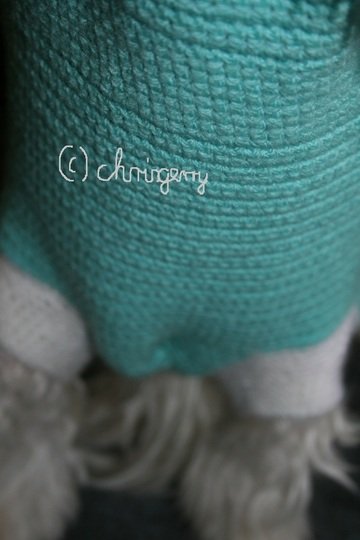 Strick- und Häkelanleitung Hundemantel, Hundepullover Jeany Gr. S