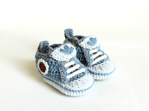 coole Babyschuhe "Jeans", 0-12 M.