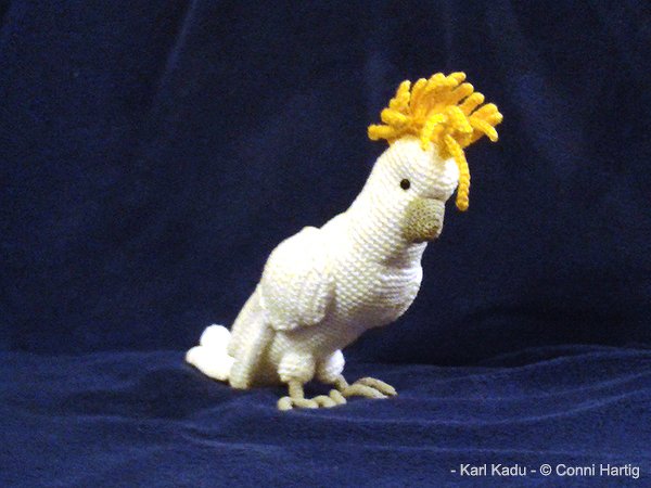 Kakadu Amigurumi Häkelanleitung pattern Papagei - Bild 2
