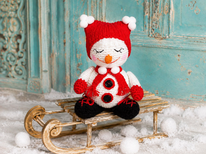 Crochet Pattern Snowman Alfi