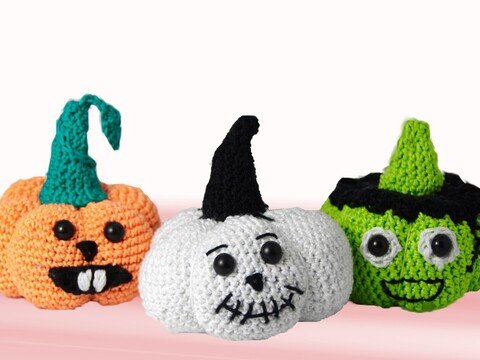 Halloween Pumpkin Set - Crochet Pattern