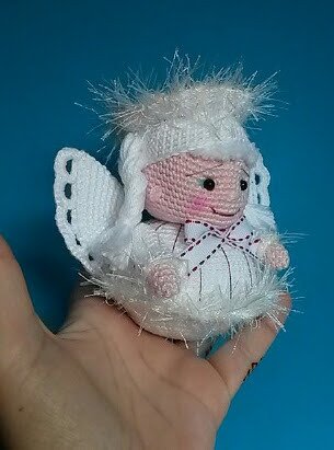 Amigurumi Kugel Engel " Mimi "