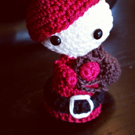 Häkelanleitung Haekelicious Weihnachtsmann / Santa