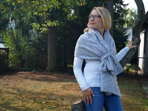 Strickanleitung Schulterschal / Stola Luxury Design No.51