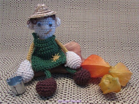 Klaus Wuschelini Gärtner PDF Häkelanleitung