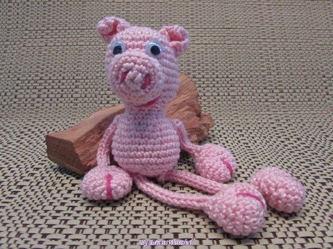 Willy Wuschelini Schwein PDF Häkelanleitung