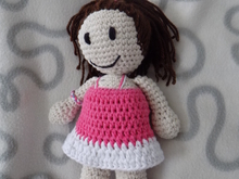 PDF- Häkelanleitung " Kuschelpuppe Lola "