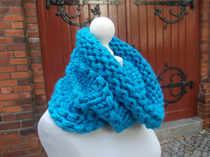 Strickanleitung für Rundschal, Loop,unisex, No222