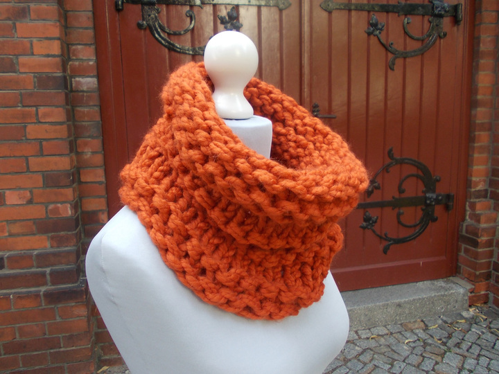 Strickanleitung für Rundschal, Loop,unisex, No222