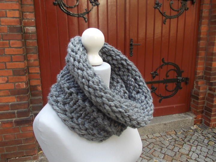 Strickanleitung für Rundschal, Loop,unisex, No222