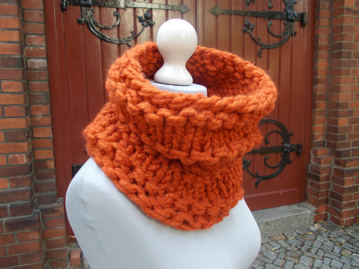 Strickanleitung für Rundschal, Loop,unisex, No222