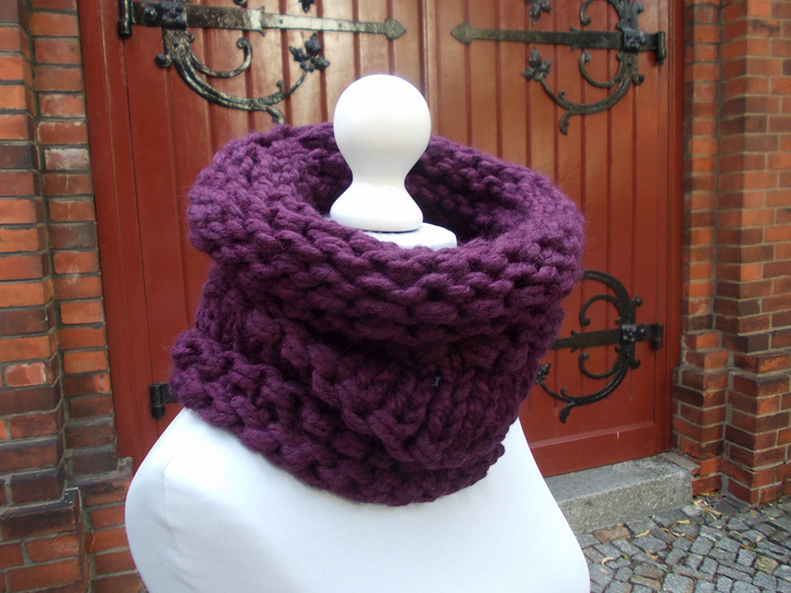 Strickanleitung für Rundschal, Loop,unisex, No222