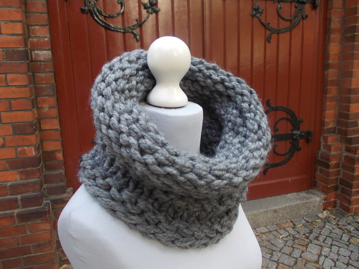 Strickanleitung für Rundschal, Loop,unisex, No222