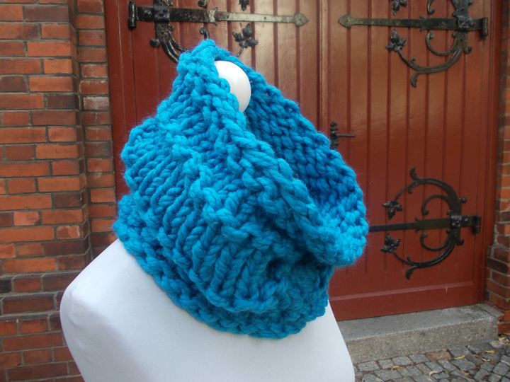 Strickanleitung für Rundschal, Loop,unisex, No222