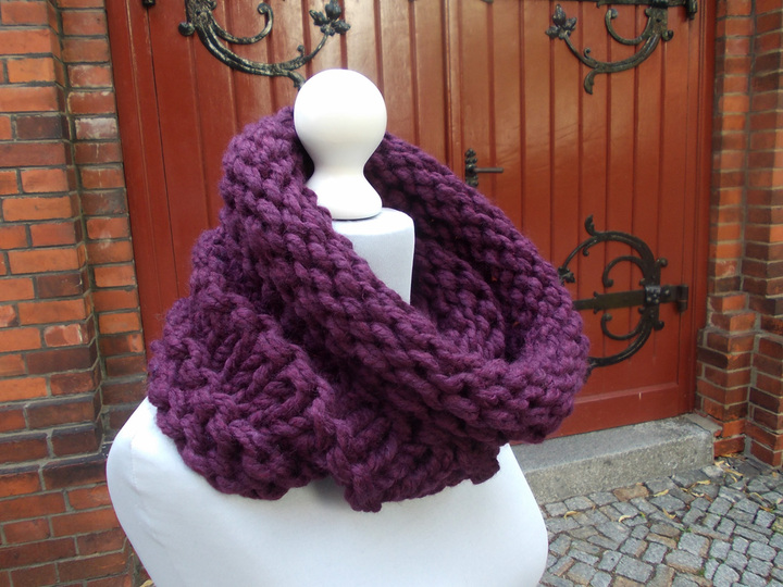 Strickanleitung für Rundschal, Loop,unisex, No222