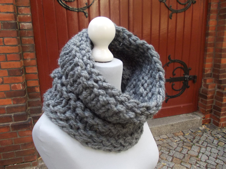 Strickanleitung für Rundschal, Loop,unisex, No222