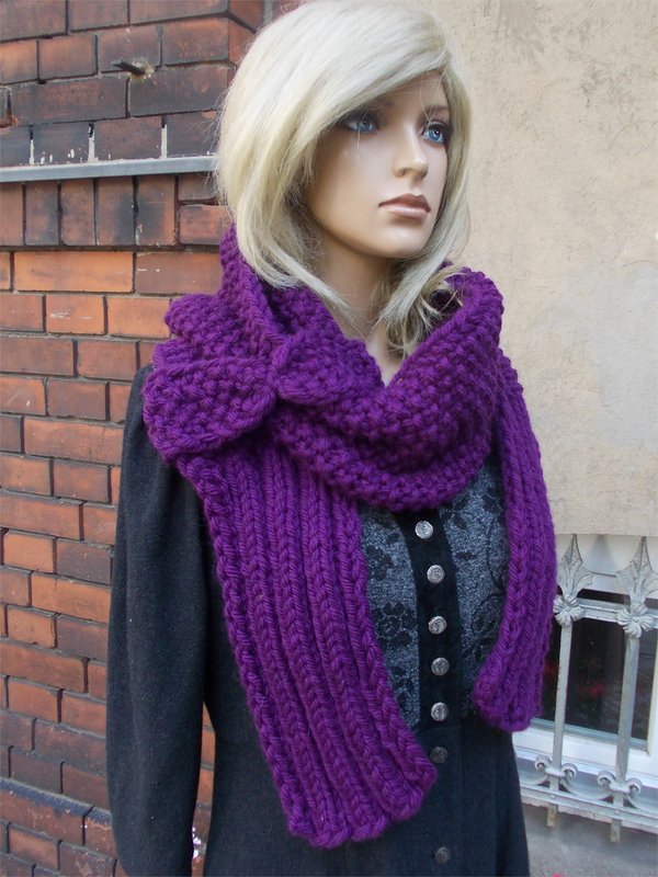 Strickanleitung für langen Schal, Strickschal, unisex, No221 - Bild 3