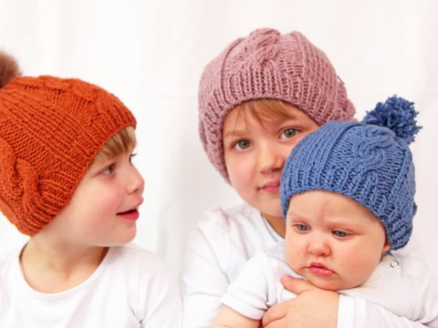 Anleitung Zopfmütze Fritz & Franzi, von 0-2 Jahre, Anfängerfreundich