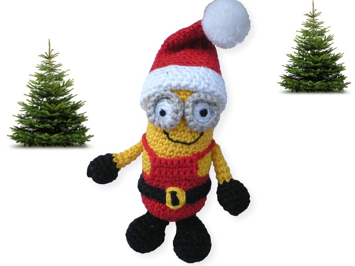 Minion als Weihnachtsmann