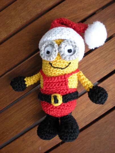 Minion als Weihnachtsmann